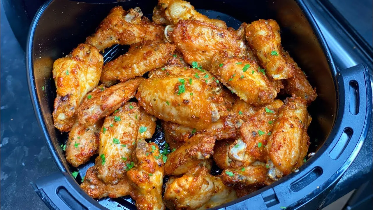 receita básica para asinhas de frango na Airfryer