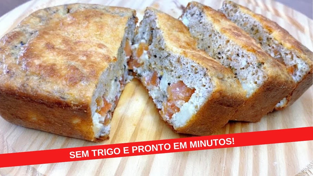 SUBSTITUA O PÃO! SEM TRIGO E PRONTO EM MINUTOS! Rápido, Fácil e Delicioso! [Pão Low Carb]