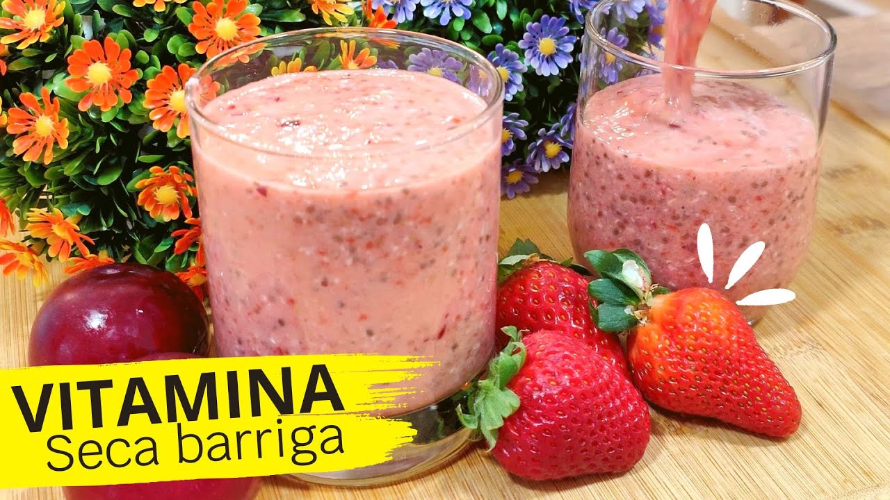 VITAMINA SECA Barriga 🥤 TOME ESSA BEBIDA A NOITE 🌛 VAI MUDAR sua ROTINA