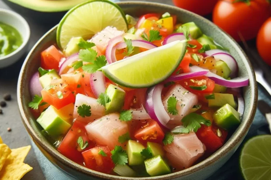 Como fazer Ceviche de Peixe receita simples