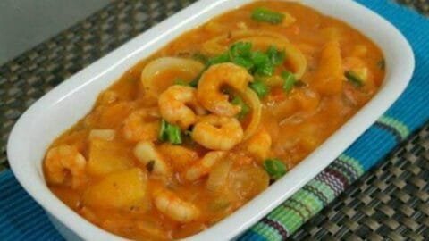 Receita de Camarão à Baiana