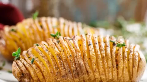 Receita de Batata Hasselback na Airfryer Rápida e Saborosa