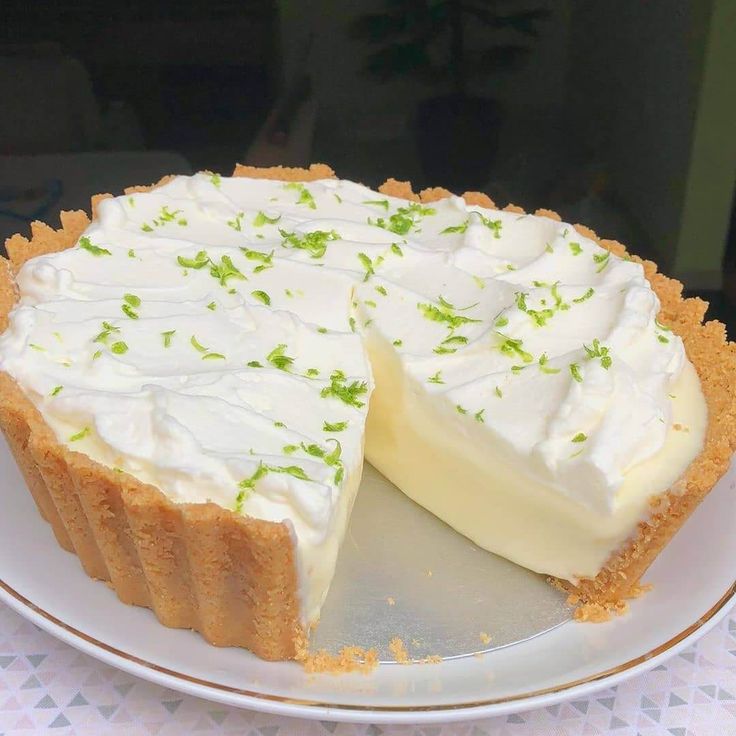 Receita de Torta de Limão simples