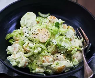 Receita simples de Salada de Batata com Abacate Simples