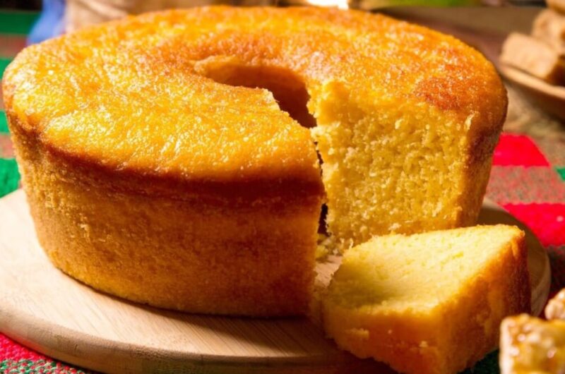 Receita de Bolo de Fubá Fofinho da Vovó