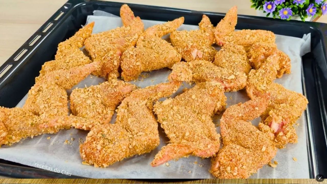 Receita de asa de frango no forno