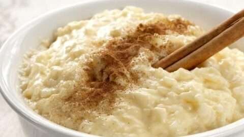receita de arroz doce à moda antiga
