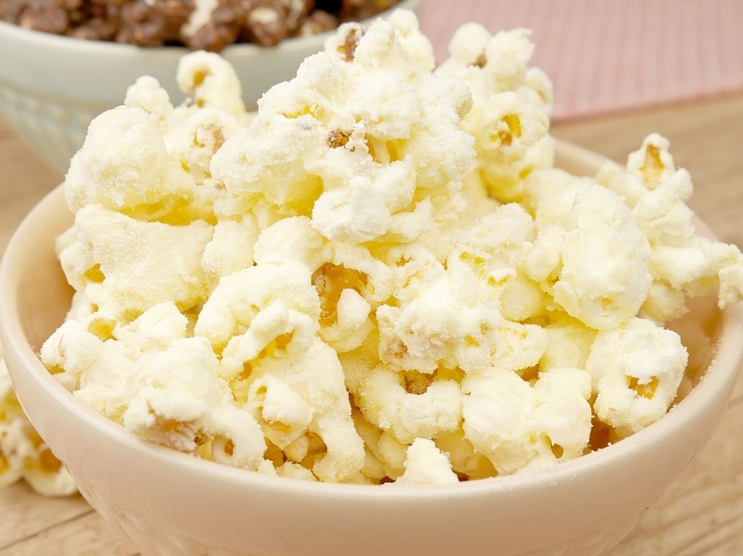 Receita de Pipoca Doce com Leite em Pó