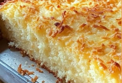 bolo de aipim com côco