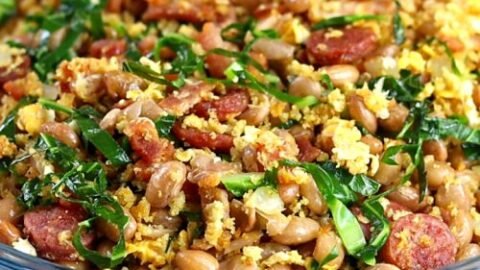 feijão tropeiro simples e rápido