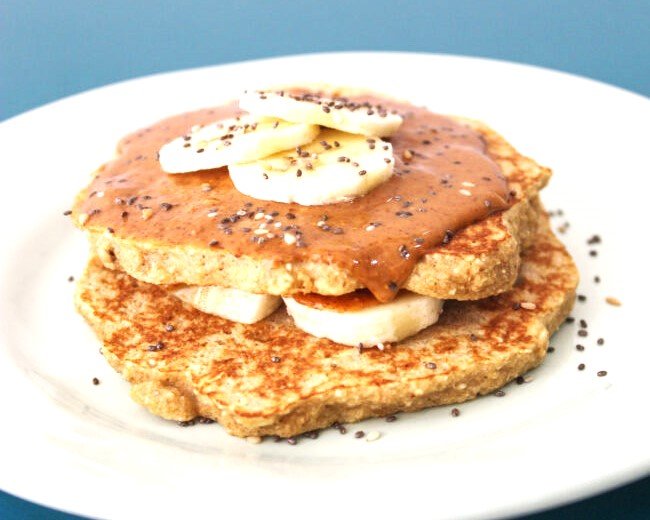 Panqueca de Banana e Coco Fit
