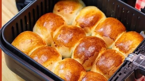 Receita de Pão de Cebola Caseiro na Airfryer