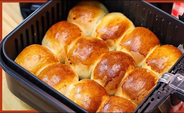 Pão de Cebola Caseiro na Airfryer