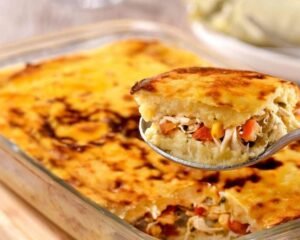 Receita torta de Batata Doce com Frango