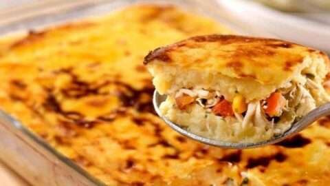 Receita torta de Batata Doce com Frango