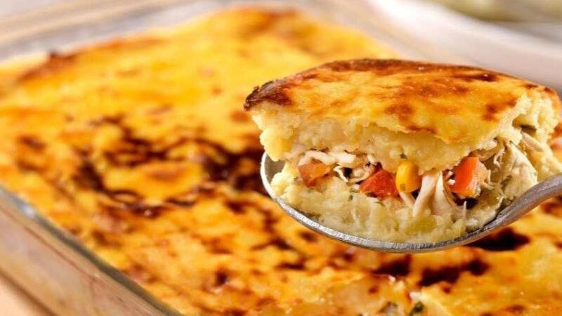 Descubra a Torta Fit de Batata Doce com Frango: A Combinação Perfeita Para Sua Dieta! 4.9 (120)