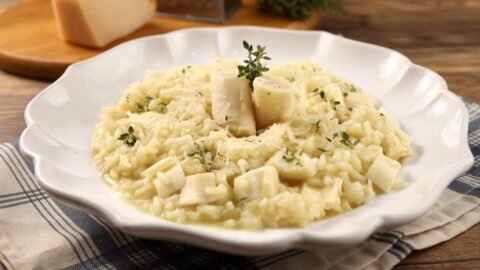 Risoto de Palmito Cremoso Receita Rápida e Fácil