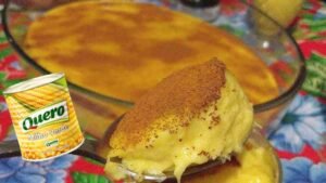 Curau com Milho de latinha no Liquidificador