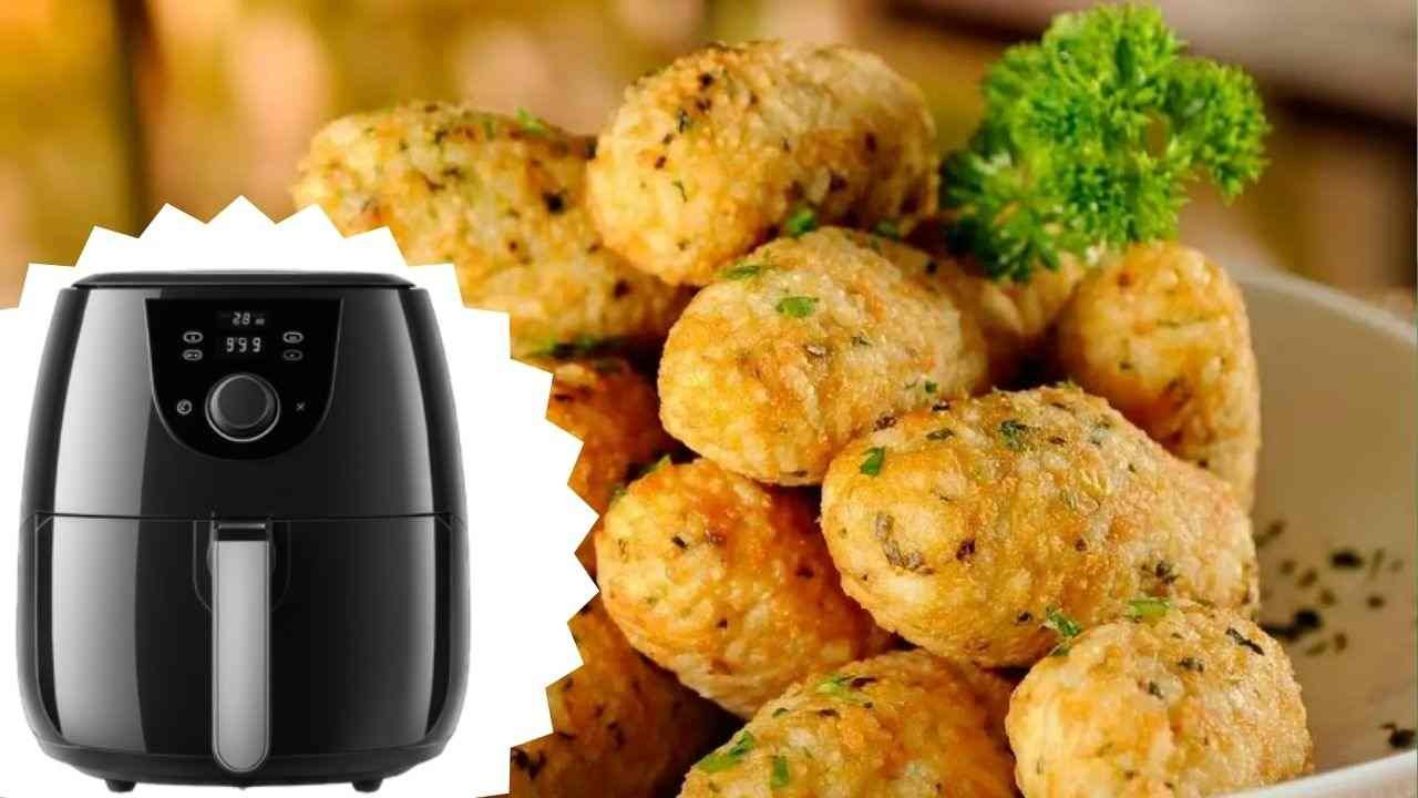 Bolinho de Arroz na Airfryer