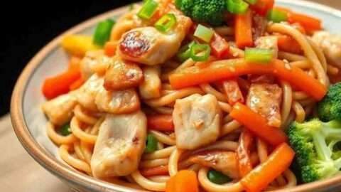 Yakisoba de frango receita tradicional