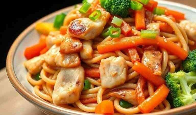Essa Receita de Yakisoba de Frango Vai Deixar Todos Pedindo Mais! 4.8 (12)