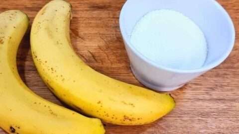 banana com leite em pó engorda