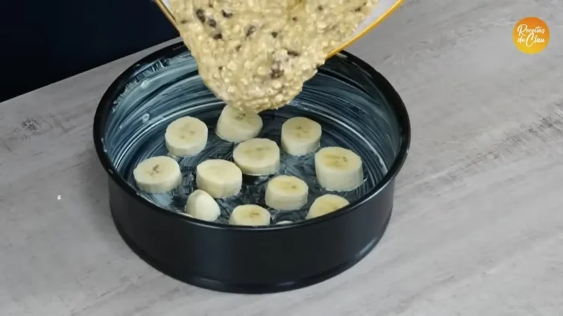 Bolo de Aveia FIT com Banana 🍌Só com 4 Ingredientes 4.7 (61)