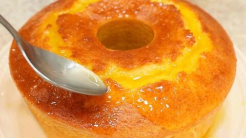 bolo de laranja fofinho