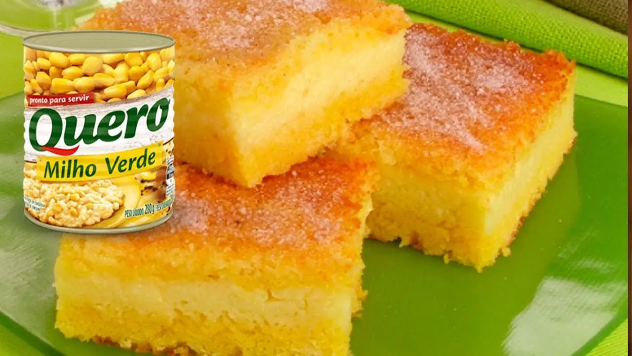 Bolo de Milho Cremoso no Liquidificador