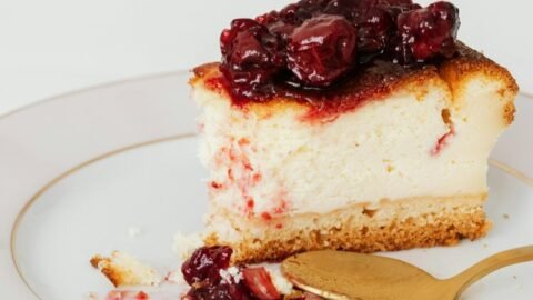 cheesecake frutas vermelhas com ricota