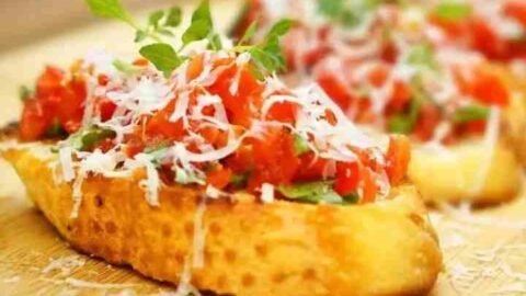 como fazer bruschetta na airfryer