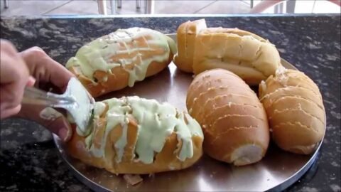 Receita de Creme para Pão de alho
