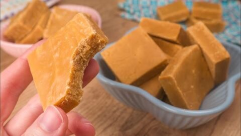 doce de leite de corte feito com leite em po