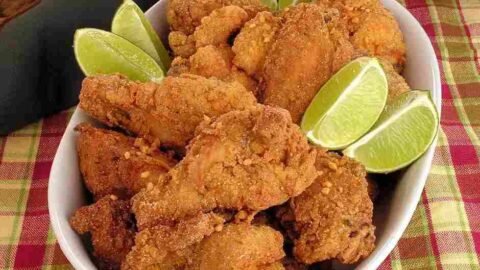 frango frito receita