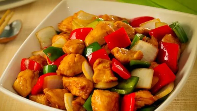 Frango Xadrez Receita Rápida e Saborosa (original) 4.7 (87)