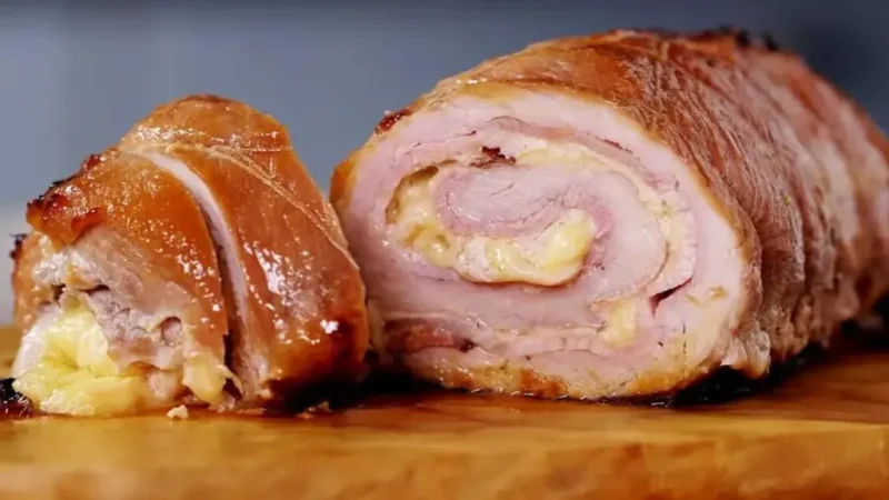 Lombo de Porco Recheado Assado no Forno Suculento 4.8 (20)