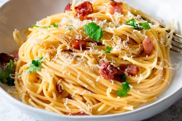 Massa Carbonara Receita Original Italiana
