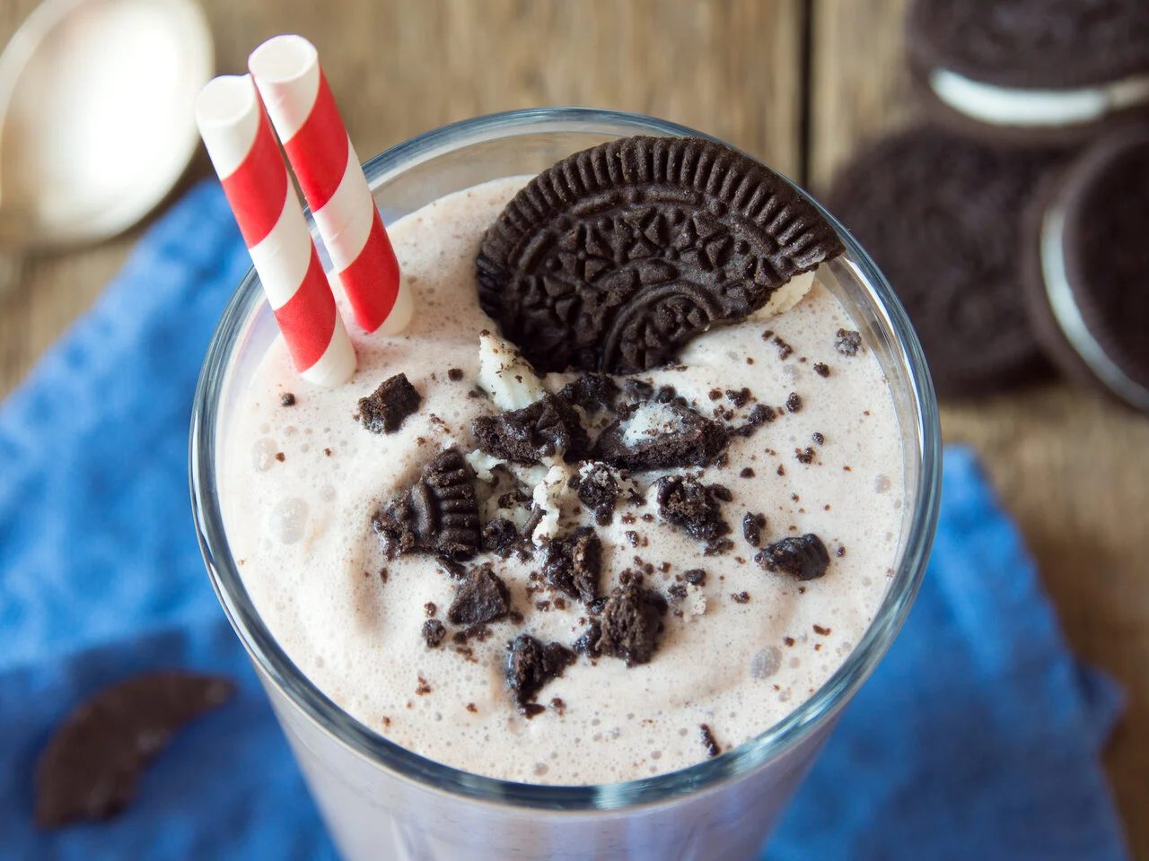 Milk Shake Caseiro de Oreo