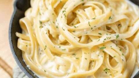 molho alfredo receita