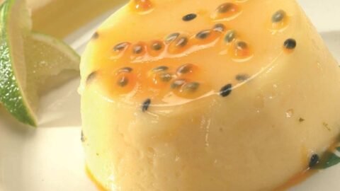 mousse de maracujá com gelatina