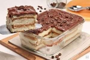 Pavê de Doce de Leite com Café