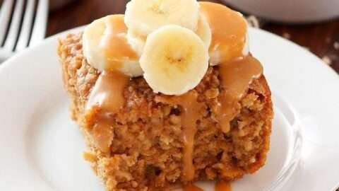 receita de bolo de banana com aveia