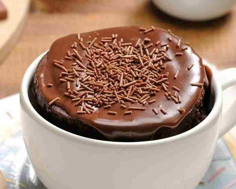 Bolo de Caneca no Micro-ondas