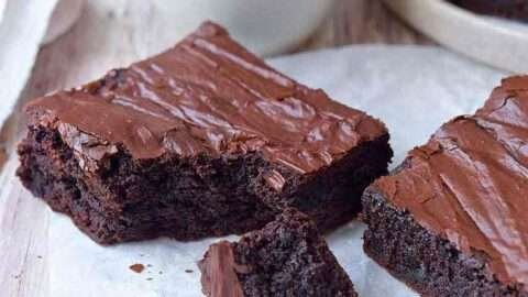 receita de brownie simples e rápido