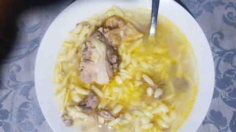 receita de canja de galinha portuguesa com arroz