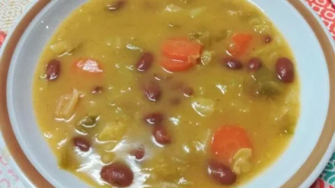 receita de cebola com feijao