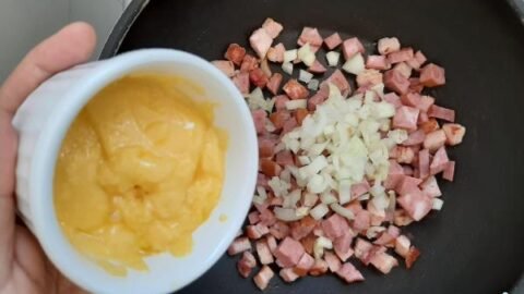 receita de farofa para churrasco com bacon