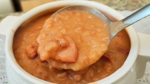 receita de feijão com caldo grosso