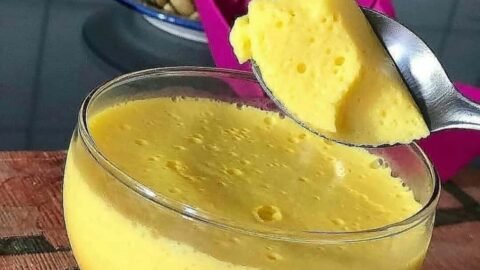 receita de mousse de manga