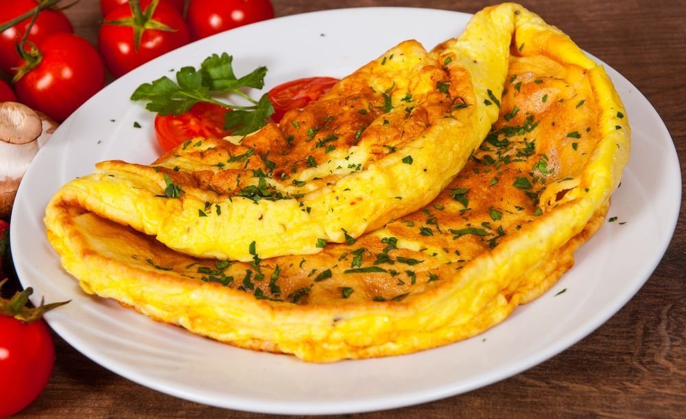 Omelete com Farinha de Trigo e Leite